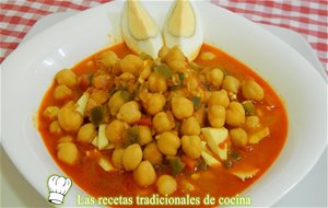 Receta Fácil De Guisado De Garbanzos Con Atún 
