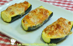 Receta Fácil De Calabacines Rellenos De Atún
