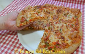 Receta Fácil De Pizza Integral De Espelta

