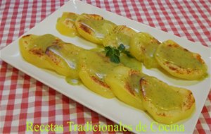 Patatas Asadas Con Salsa De Mostaza, Una Receta Super Fácil Y Sabrosa
