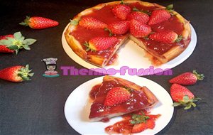 Tarta De Queso Con Mermelada Fussioncook Y Thermomix