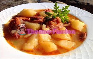 Patatas Guisadas Con Costillas Y Chorizo Fussioncook