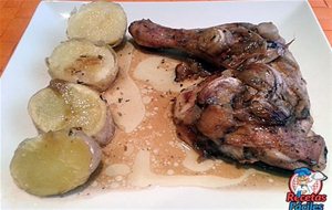 Contramuslos De Pollo Asados
			