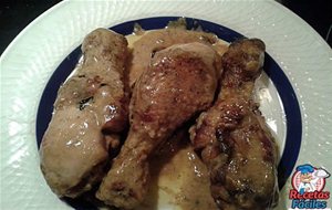 Muslos De Pollo A La Pimienta
			