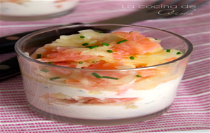 Ensalada De Salmón Ahumado Y Manzana Con Yogurt Griego
