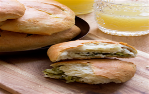 Zucchini And Goat Cheese Stuffed Bread #breadbakers
