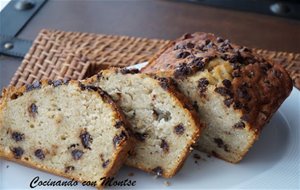 Plum Cake De Manzana Y Pepitas De Chocolate
