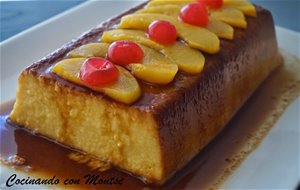 Pastel De Cuajada Y Melocotón
