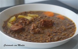 Lentejas Guisadas Con Chorizo
