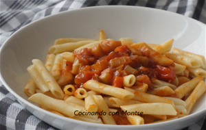 Macarrones Con Verduras
