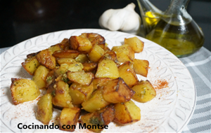 Patatas Fritas Al Ajillo
