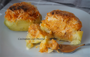 Patatas Rellenas De Atún Y Queso
