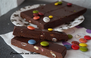 Turrón De Chocolate Con Lacasitos
