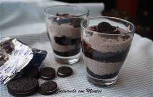 Vasitos Con Crema De Galletas Oreo
