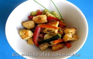 Wok De Pollo Y Verduras