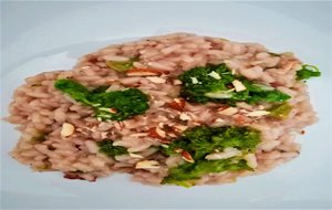 Ricetta: Risotto Con Cime Di Rapa, Pancetta E Mandorle
