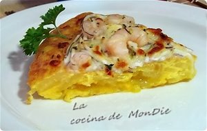 Tortilla De Gambas Y Gulas
