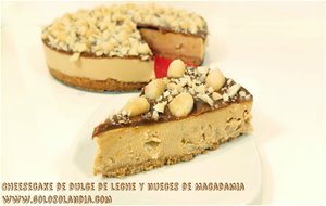 Cheesecake De Dulce De Leche Y Nueces De Macadamia
