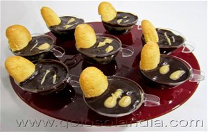 Copas De Bizcocho Chocolate Y Toffe