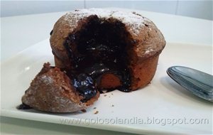 Coulant De Chocolate , Receta Casera Paso A Paso.