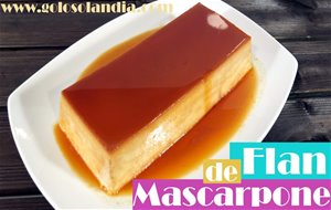 Flan de mascarpone