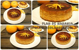 Flan De Naranja