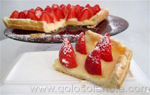 Tarta De Fresas Y Crema