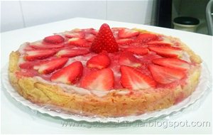 Tarta De Fresa , Receta Casera