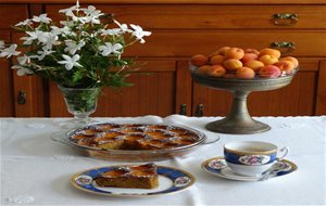 Pastel De Albaricoques Y Almendras
