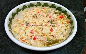 Ensaladilla De Aprovechamiento Con Arroz... Y Mas Cosas
