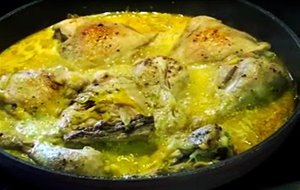 Pollo  A La Naranja Con Arroz Basmati
