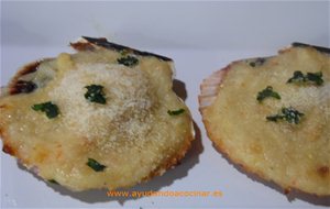 Mini Vieiras Gratinadas
