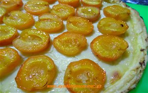 Tarta Con Albaricoques.
