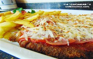 Milanesa O Escalope De Ternera  A La Napolitana
