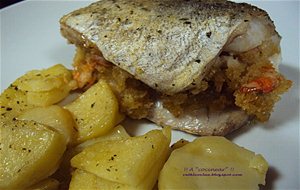 Merluza O Pescadilla Rellena Al Horno
