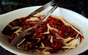 Ensalada De Pimientos Asados En  "carmela" 
