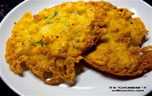 Tortillitas De Bacalao Crujientes ( Con  "puntillitas" )
