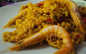 Arroz Con Pollo Y Gambas
