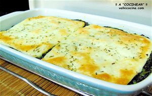 Pastel De Puré De Patatas Y Espinacas A La Crema Fácil Y Rápido