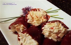 Pimientos Del Piquillo Rellenos De Ensalada De Surimi