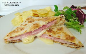 Wrap-sándwich De Jamón Cocido Y Queso