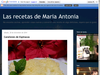 Las Recetas De Maria Antonia