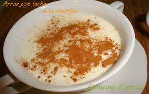 Arroz Con Leche A La Vainilla
