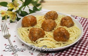 Albóndigas Con Spaghetti De La Dama Y El Vagabundo
