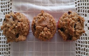 Muffins De Moras Con Streusel De Avena (congelando El Verano)
