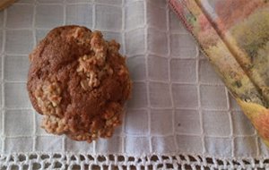 Muffins De Mayonesa Y Canela Con Streusel De Avena
