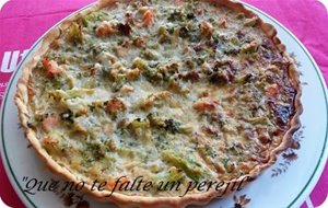 Quiché De Brócolis Y Salmón
