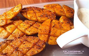Baked Potatoes With Smoked Paprika / Patatas Asadas Al Pimentón