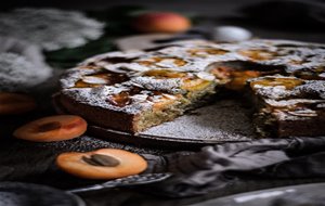 Pastel De Melocotón Y Almendra
