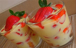 Trifle De Fresas Para Dos
